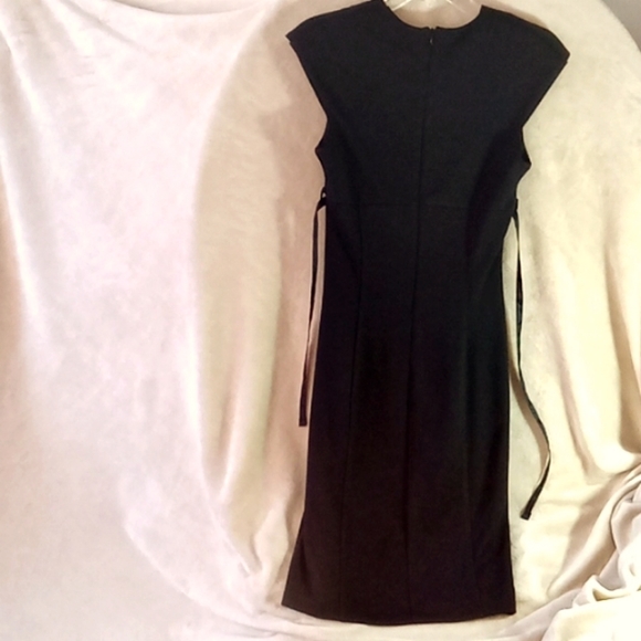 RINASCIMENTO Italian Dress size L Black Fits sz S/M - Picture 5 of 8